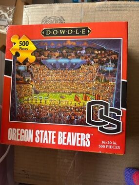Dowdle Oregon State Beavers 500-Piece Jigsaw Puzzle - Red